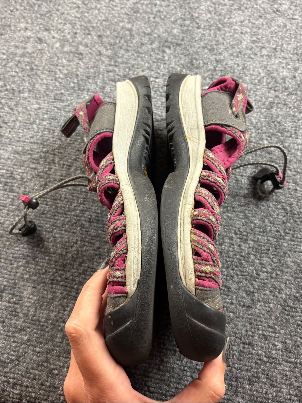 KEEN Women’s Grey/Pink Whisper Sandals Waterproof Shoe Trail Shoe size: 8 - Picture 6 of 9